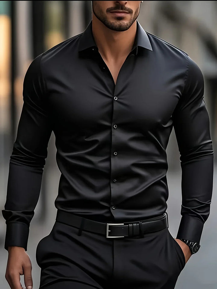 Avabloomly™ | Chemise élégante à manches longues avec boutons