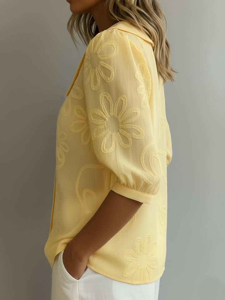 Avabloomly™ — Blouse légère florale élégance naturelle