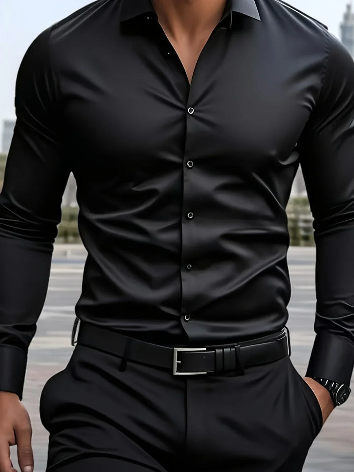 Avabloomly™ | Chemise élégante à manches longues avec boutons