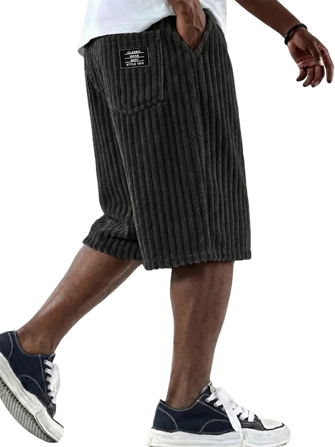 Sommerfeld | Cord-Shorts mit Stickdetail