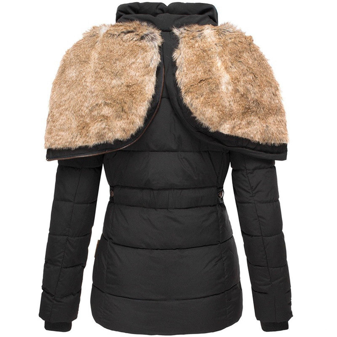 Avabloomly™ | Manteau d'hiver chaud avec doublure en fourrure