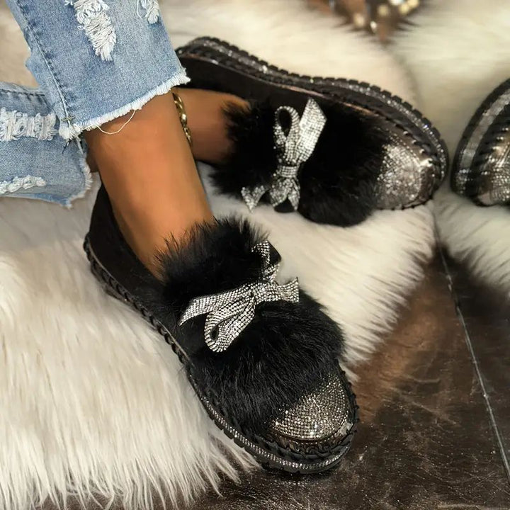 Mocassins Crystal Confort – Éclat & Soutien