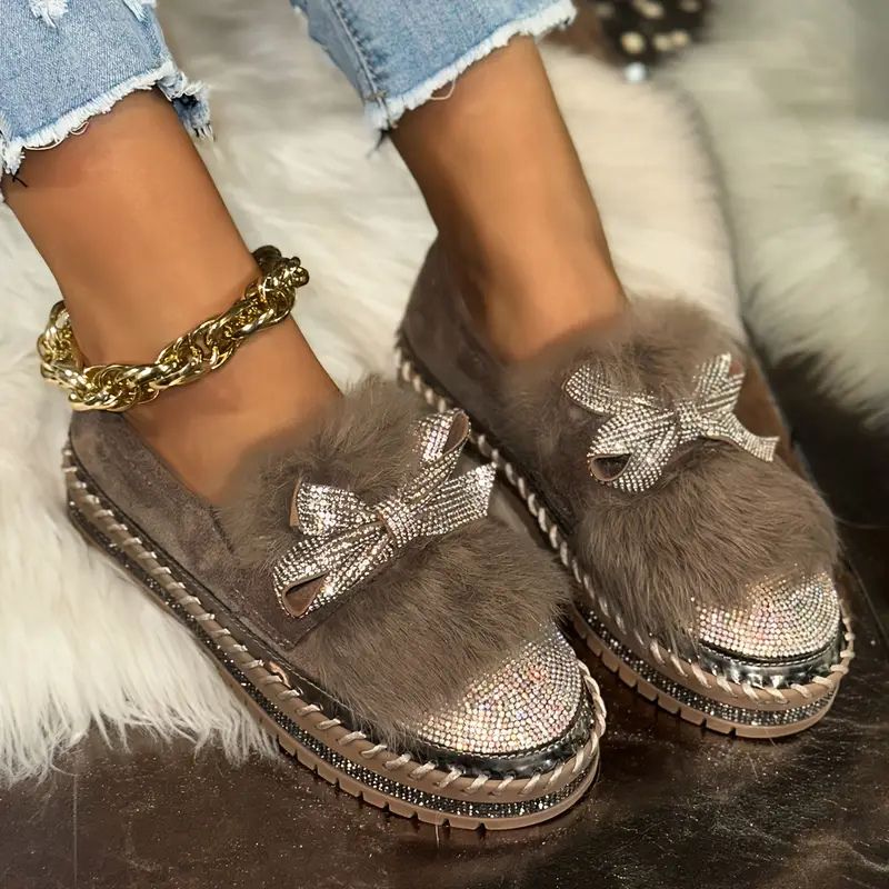 Mocassins Crystal Confort – Éclat & Soutien