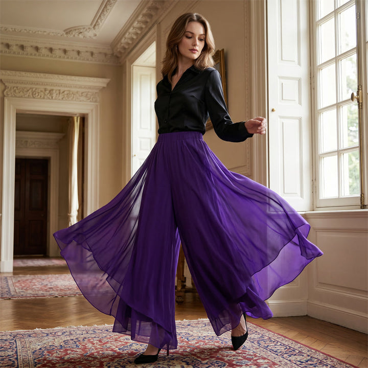 Pantalon asymétrique pour Femme – Élégant & Chic