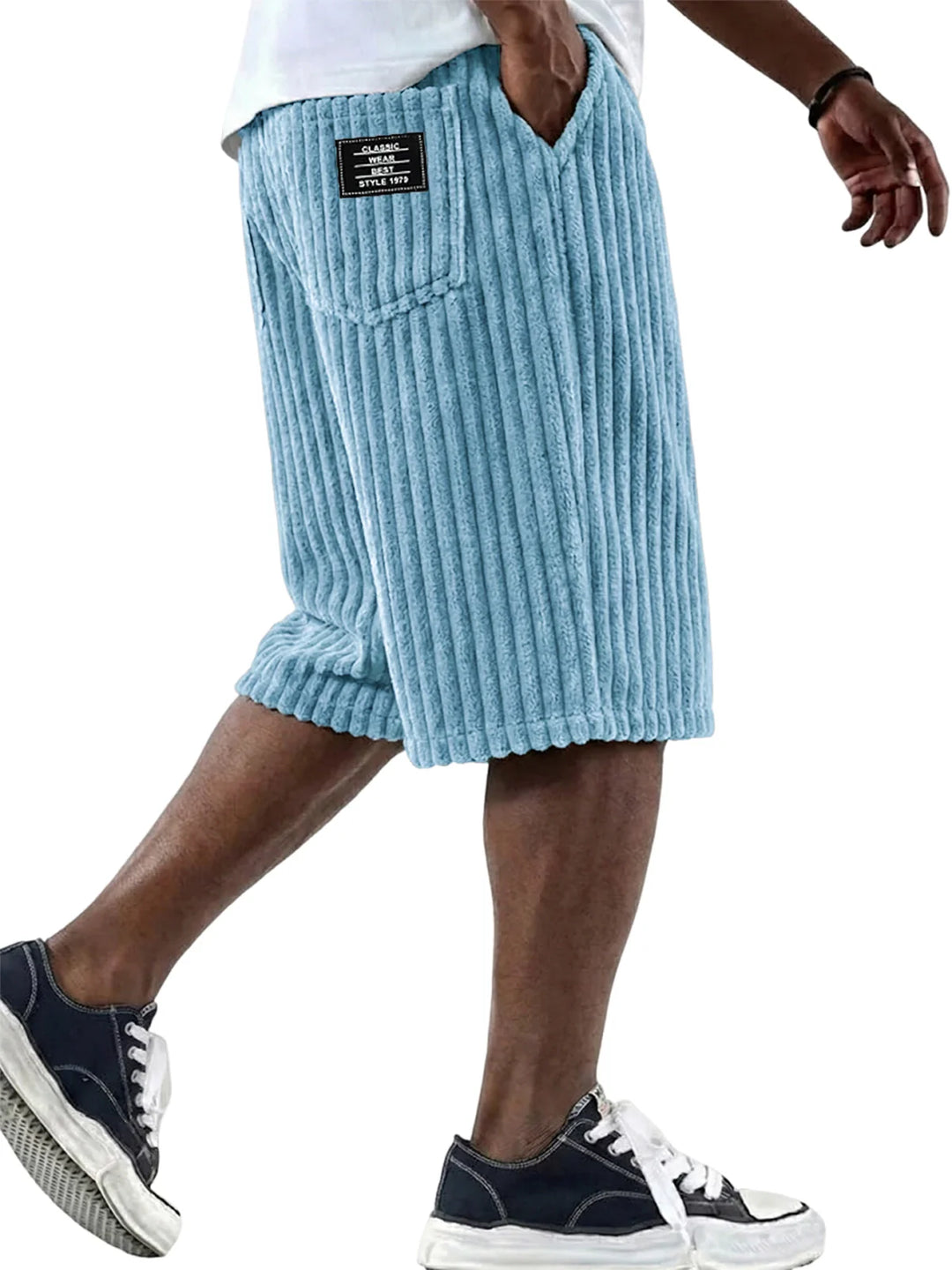 Sommerfeld | Cord-Shorts mit Stickdetail