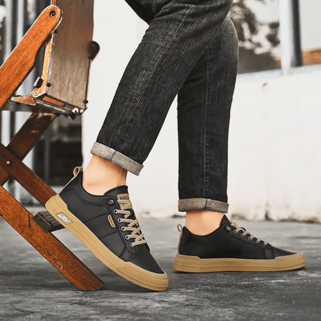 Leder-Sneaker für Herren